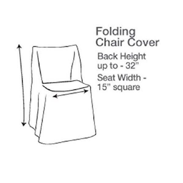 Shop Sure Fit Cotton Duck Folding Chair Slipcover Free Shipping