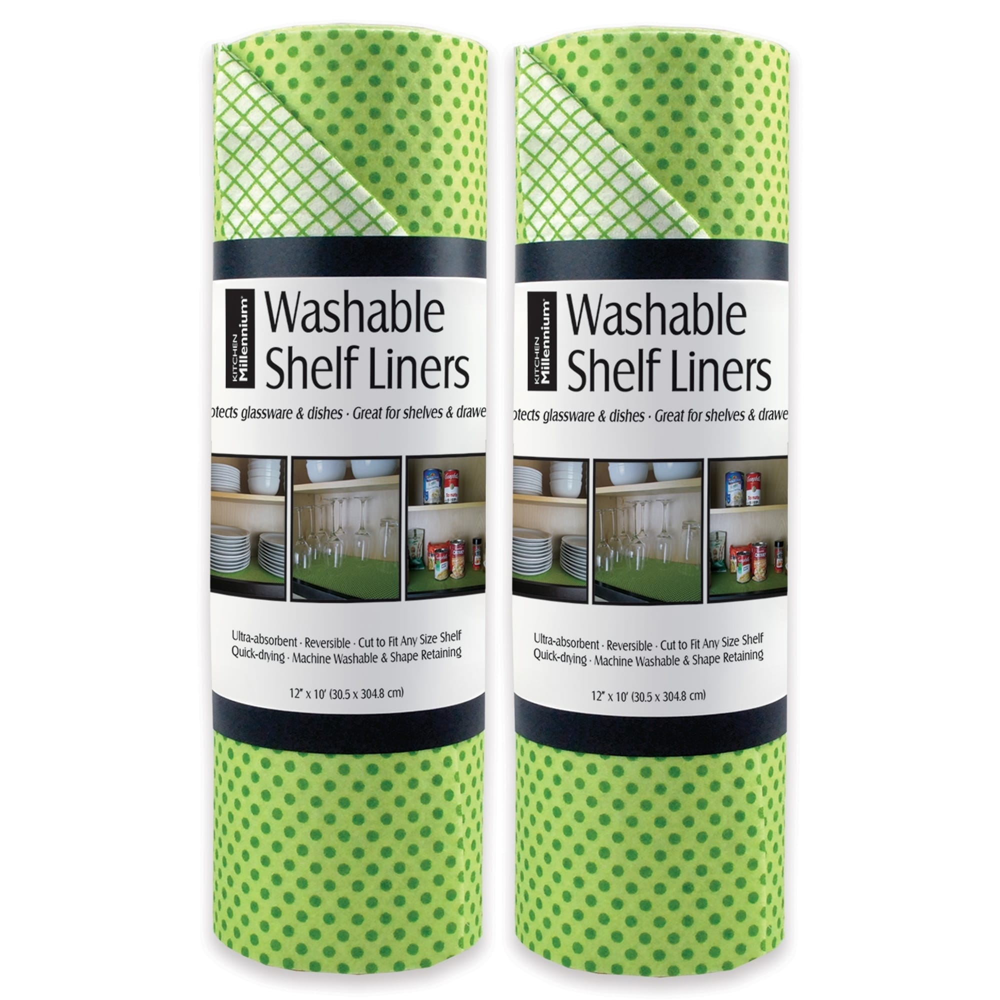 Simplify 2 Pack Fake Stingray Self-Adhesive Shelf Liner in Mist Green - 30  SQ. FT - Bed Bath & Beyond - 20652841