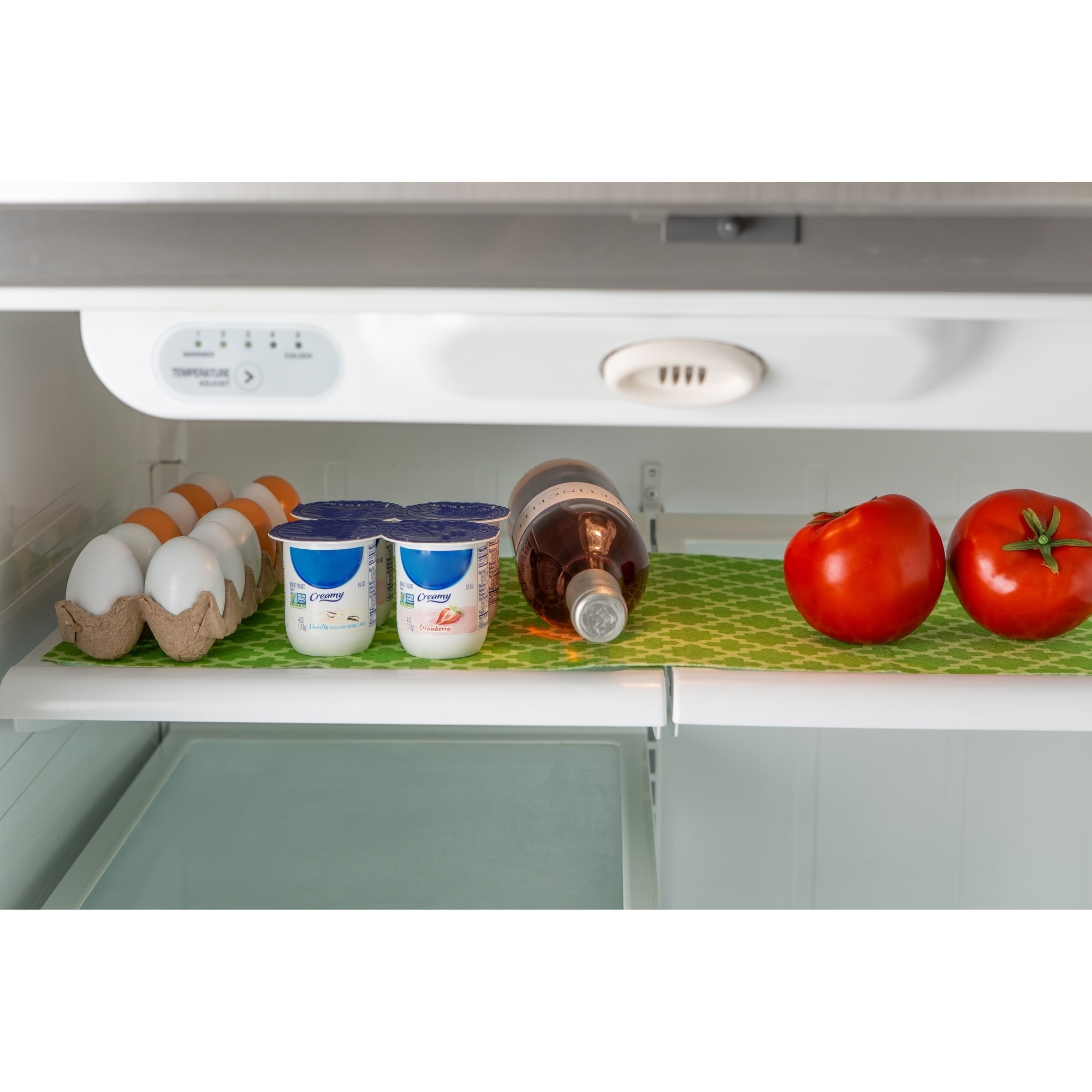 Miuline Refrigerator Mats,Washable Fridge Mats Liners Fridge Pads Mat  Shelves Drawer Table Mats Refrigerator Liners 