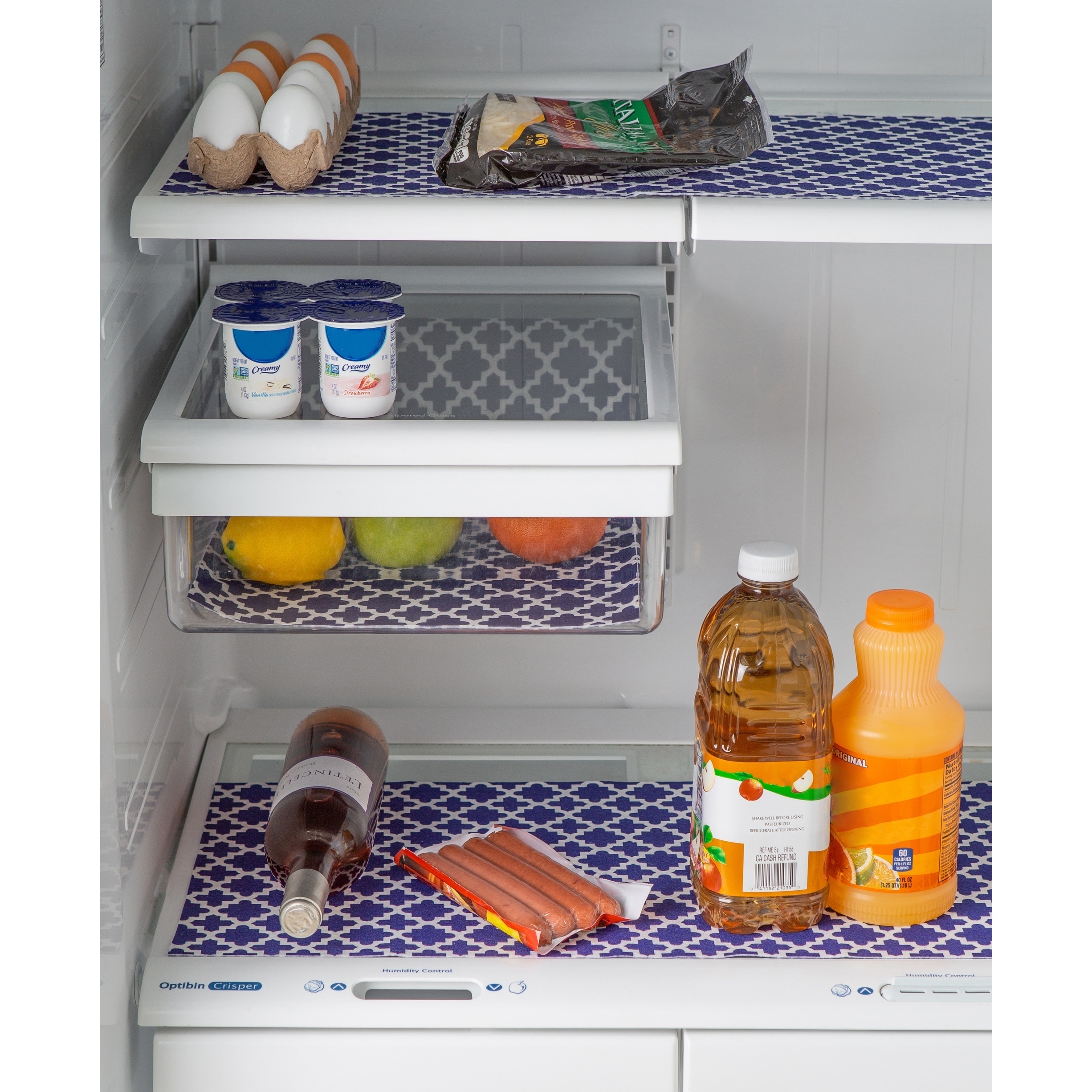Drawer and Shelf Liner for Kitchen Cabinet: Non Adhesive Fridge Liner  Washable Reusable Easy to Clean Strong Grip Liner for Cabinets, Dresser
