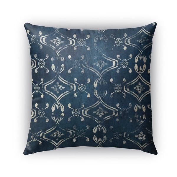 Kavka Designs blue el dorado blue outdoor pillow with insert