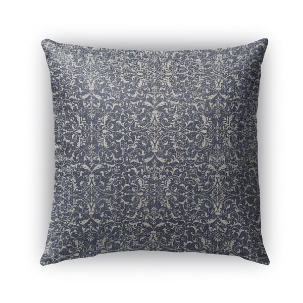 Kavka Designs grey cadiz outdoor pillow with insert