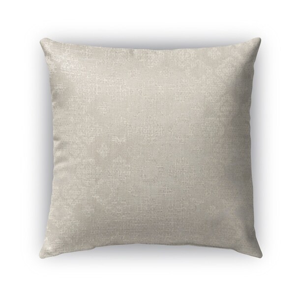 Kavka Designs ivory; grey versilia outdoor pillow with insert