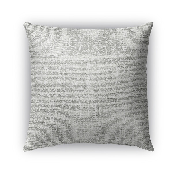 Kavka Designs grey huelva outdoor pillow with insert