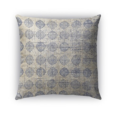 Kavka Designs grey lugo outdoor pillow with insert
