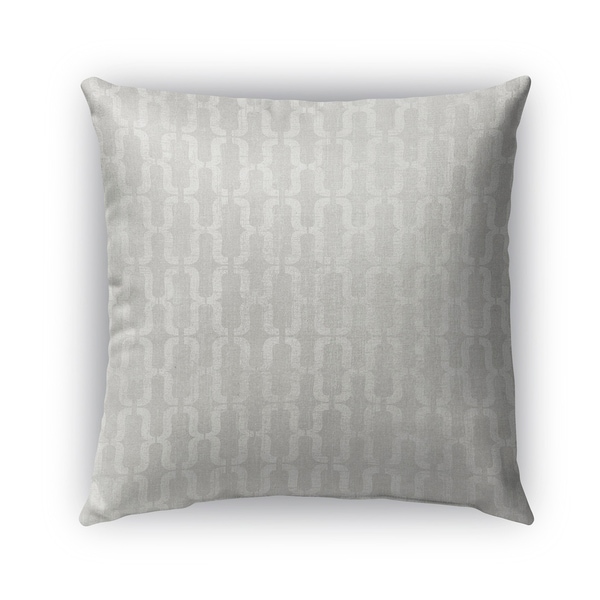 Kavka Designs grey lucca outdoor pillow with insert