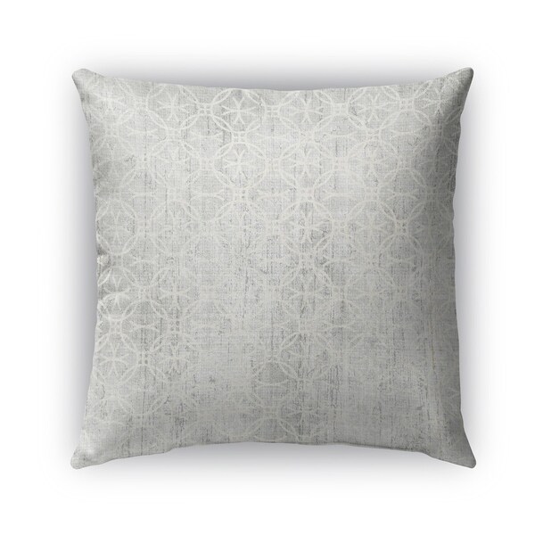 Kavka Designs grey legnano outdoor pillow with insert