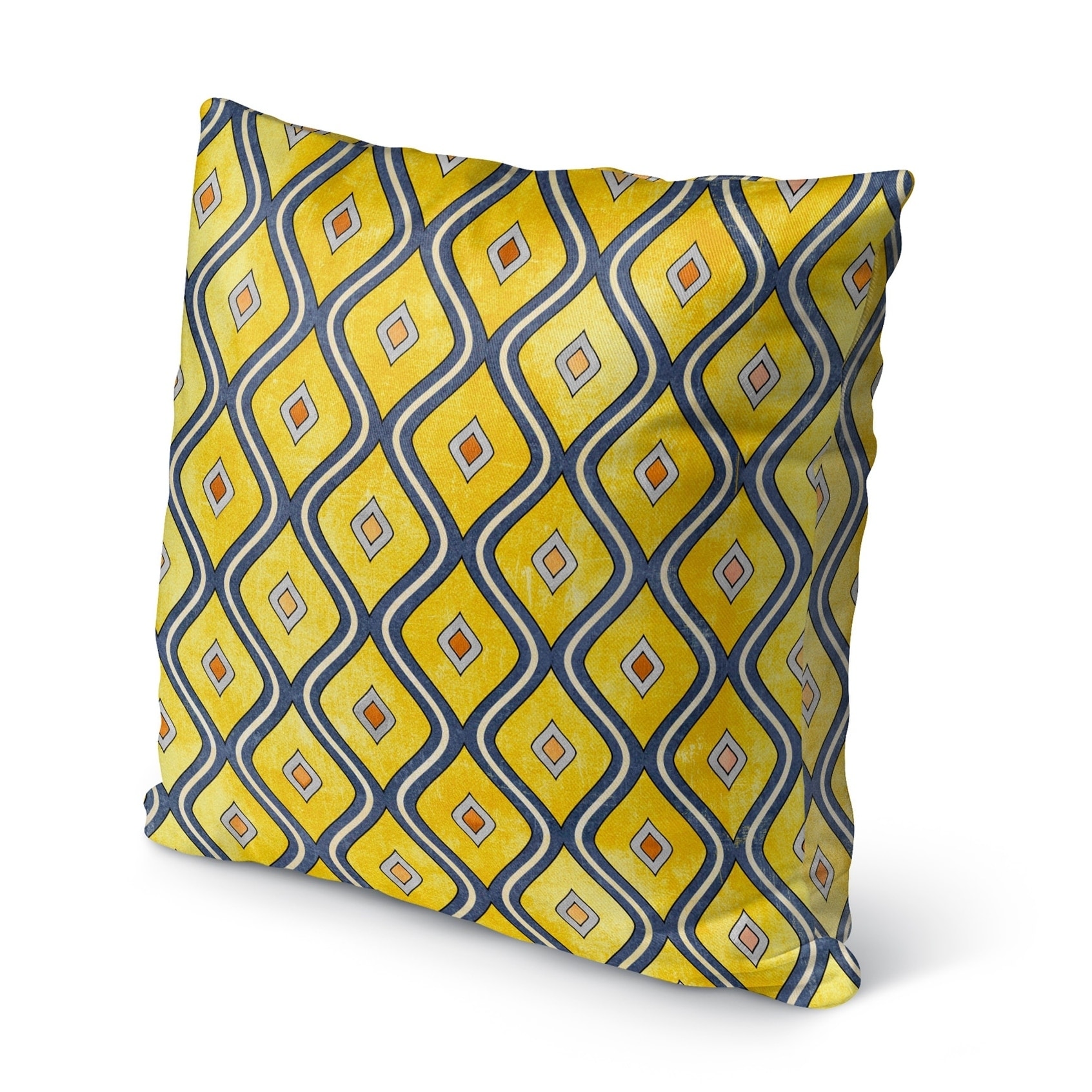 Turquoise and yellow online outdoor pillows