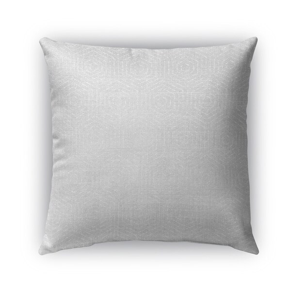 Shop Kavka Designs grey attica outdoor pillow with insert ...
