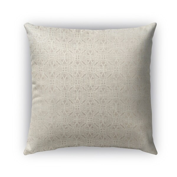 Kavka Designs beige portici outdoor pillow with insert