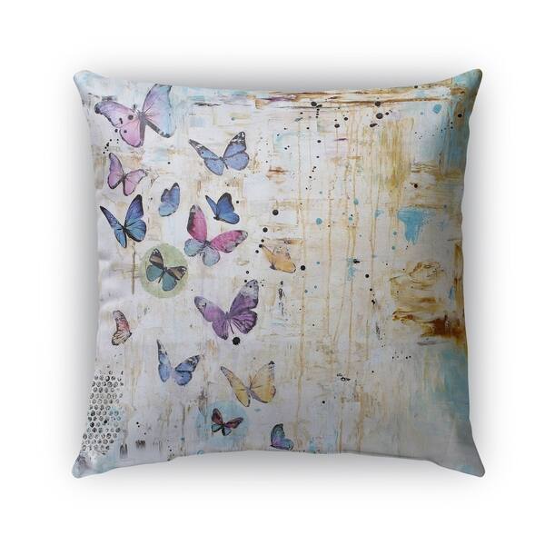 Shop Kavka Designs Blue Purple Ivory Butterfly Dance Outdoor