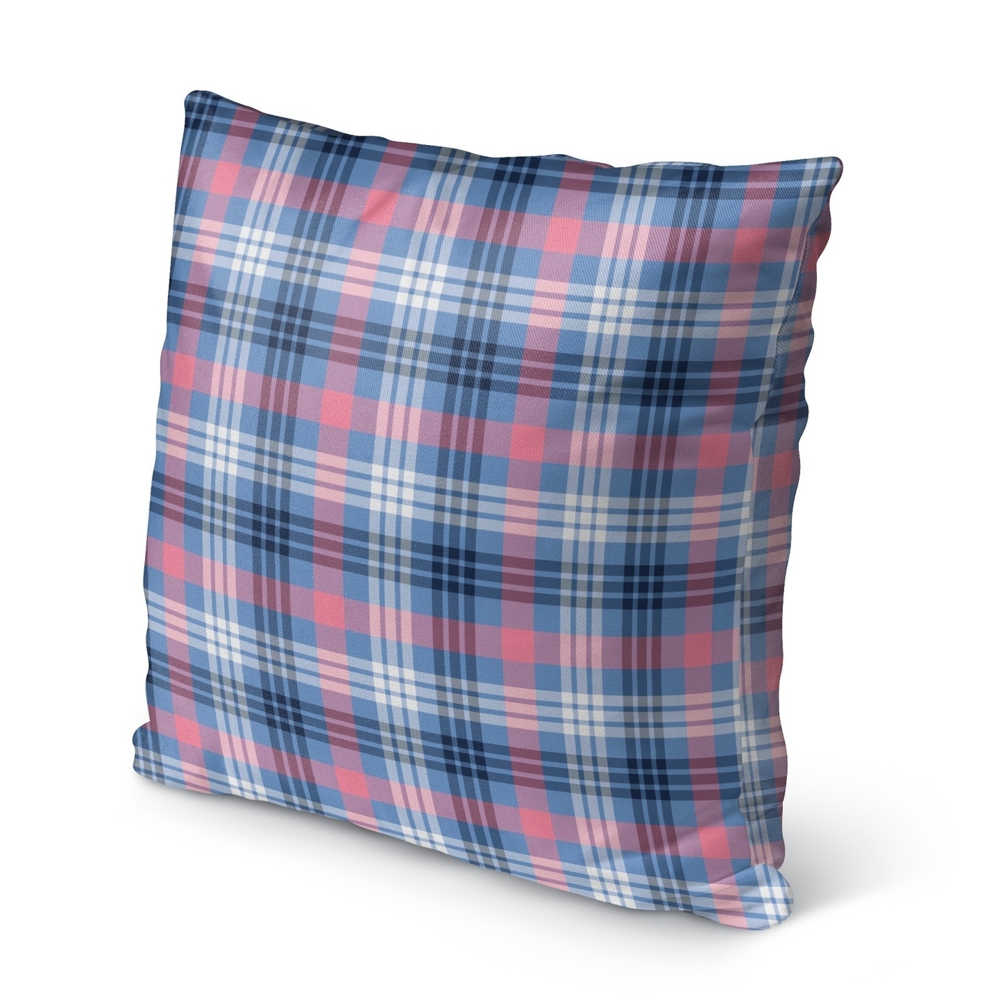 Plaid outdoor outlet pillow