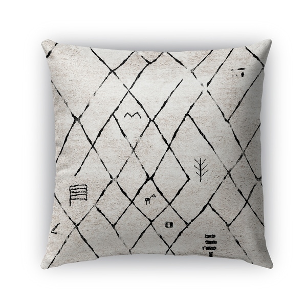 Kavka Designs ivory; black tori outdoor pillow By Kavka Designs