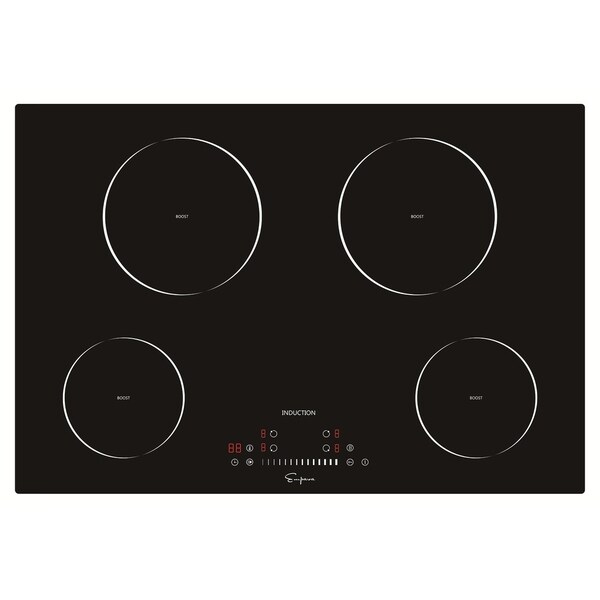 Empava 30 4 Booster Burners Tempered Gl Electric Induction Empava 30 4 Booster Burners Tempered Gl Electric Induction Cooktop