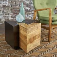Andor Solid Mango Wood 3-piece End Table Set by Christopher Knight Home