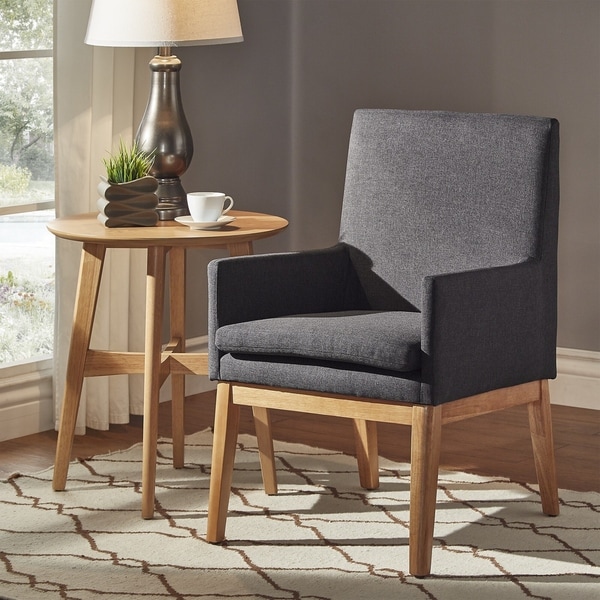 Shop Parker Mid-Century Light Oak Accent Chairs (Set of 2 ...