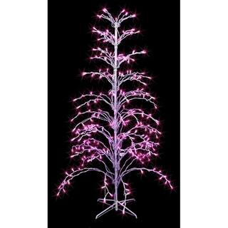 6 pink led lighted christmas cascade twig tree outdoor yard art decoration - Outdoor Metal Christmas Trees 6 pink led lighted christmas cascade twig tree outdoor yard art decoration - Outdoor Metal Christmas Trees