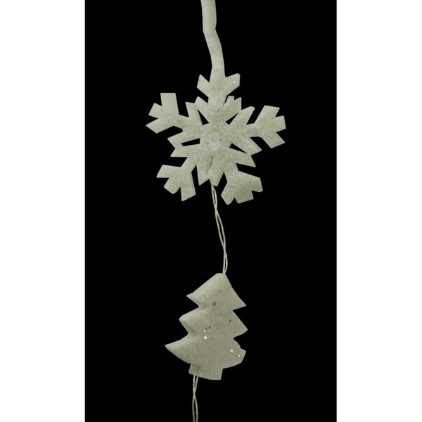 Set Of 12 Battery Operated Led Snowflake And Tree Christmas Set Of 12 Battery Operated Led Snowflake And Tree Christmas Lights Clear Wire Free Shipping Today 16987633