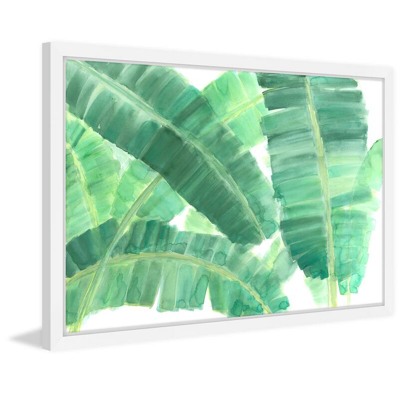 'Banana Leave Fans' Framed Painting Print