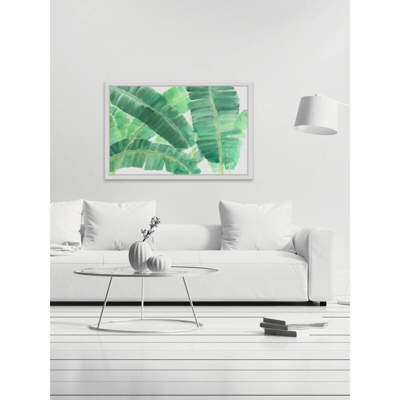 'Banana Leave Fans' Framed Painting Print