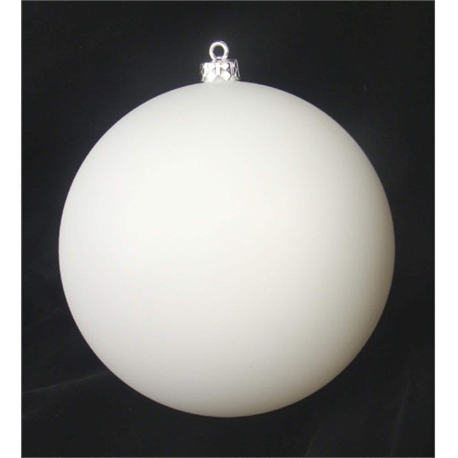 ivory colored christmas ornaments