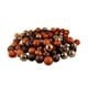 100ct Brown & Orange 3-finish Shatterproof Christmas Ball Ornaments 2.5 