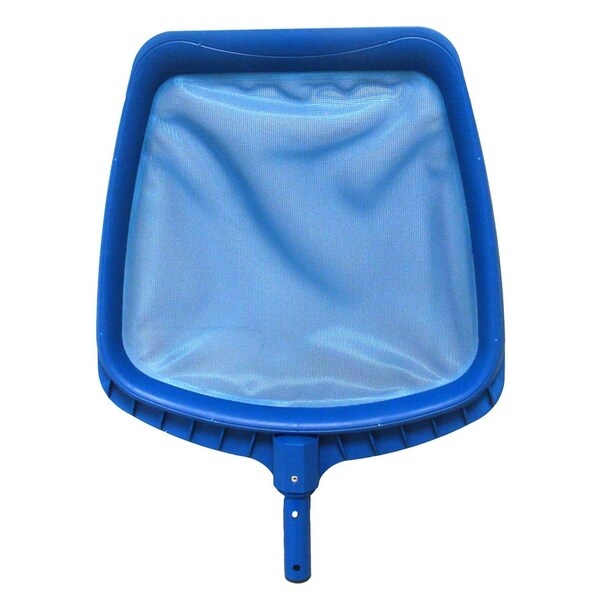 14" Heavy-Duty Blue Plastic Swimming Pool Leaf Skimmer Head