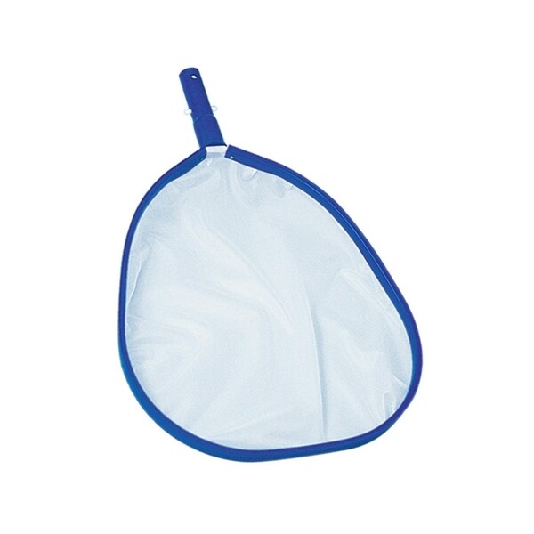 Large Deluxe Durable Swimming Pool Finisher Skimmer with Aluminum Handle 23" - Blue