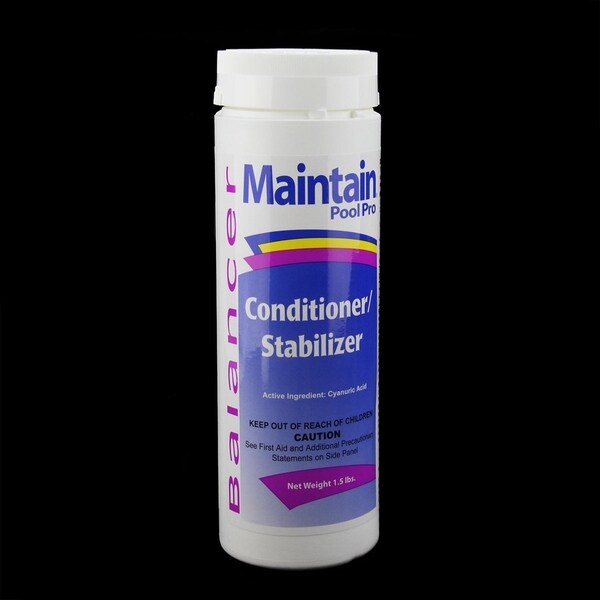 Maintain Pool Pro Balancer Cleaning and Maintenance Conditioner / Stabilizer 1.5lbs - White