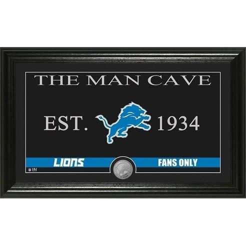 Detroit Lions 'Man Cave' Panoramic Mint Coin Photo Mint - Multi-color - Bed  Bath & Beyond - 16992194