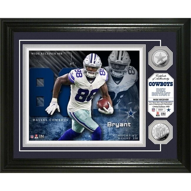 Dez Bryant Dallas Cowboys Game Jersey - Grey Shadow