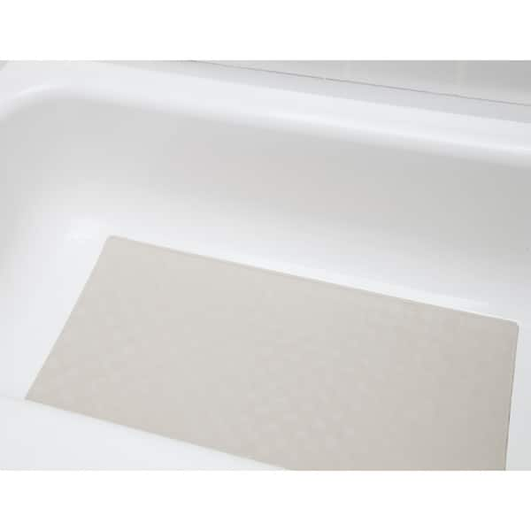 Shop Kenney 27 X 15 Inch Rubber Shower Mat Taupe Free Shipping