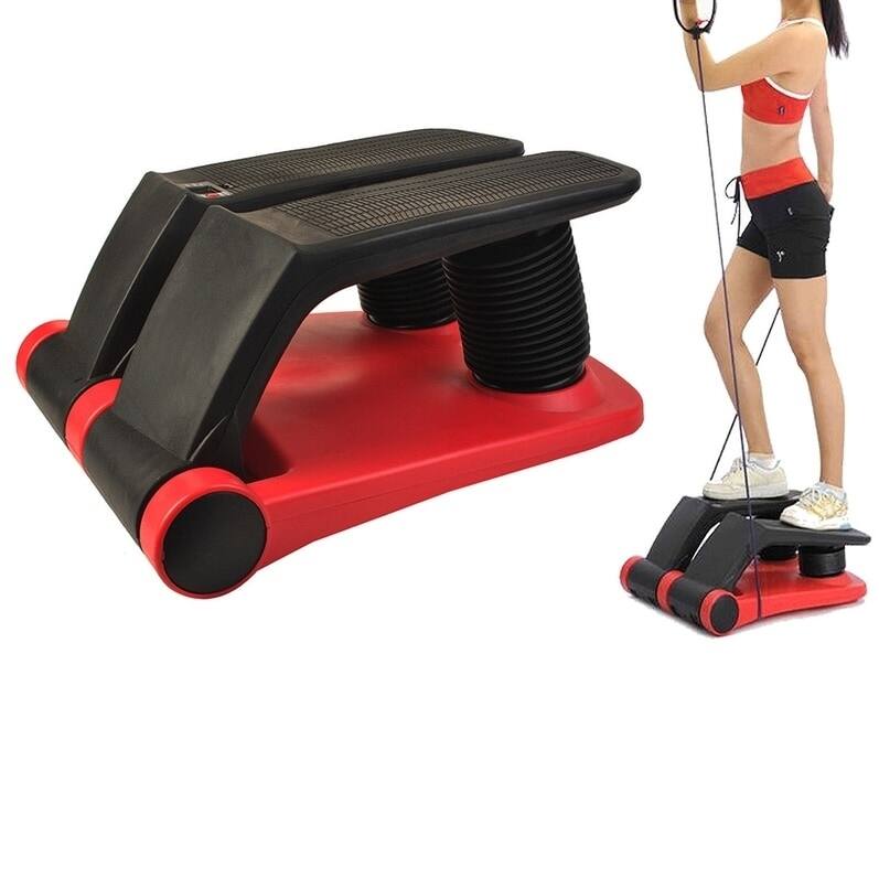 New Air Stepper Climber Exercise Fitness Thigh Machine W/DVD + Resistant Cord