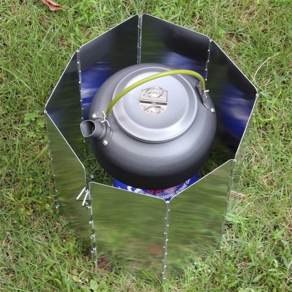 Portable Foldable Aluminium OUTAD Windscreen For Camp Stove