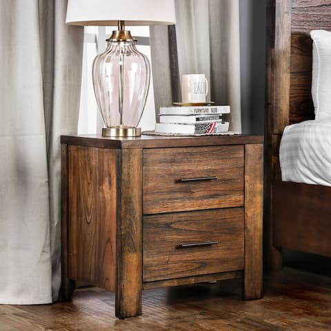 Carbon Loft Marquez Rustic Oak 2-drawer Nightstand