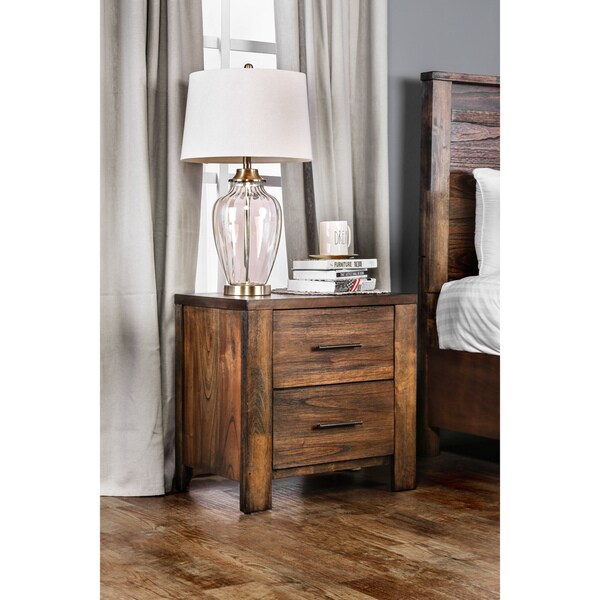Furniture of America Casso Rustic Oak 2-drawer Chest