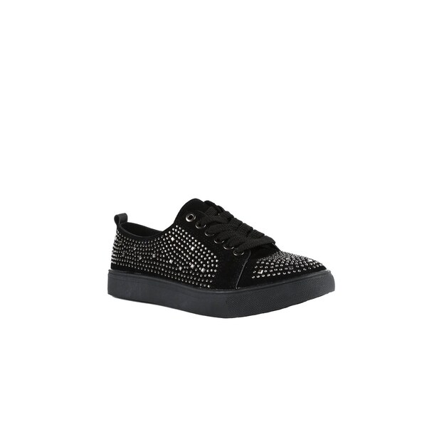 black studded sneakers womens