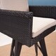 Marbella Outdoor 5-piece Square Wicker Dining Set with Sunbrella Cushion by Christopher Knight Home - Thumbnail 2