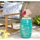 Lilac Outdoor 12-inch Round End Table by Christopher Knight Home - Thumbnail 2