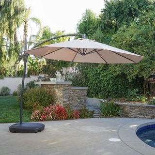 Siesta Outdoor 9.7-foot Canopy Umbrella by Christopher Knight Home ...