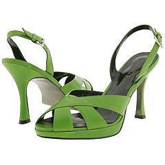 Gabriella Rocha Dayla Kelly Green Leather Pumps/Heels  