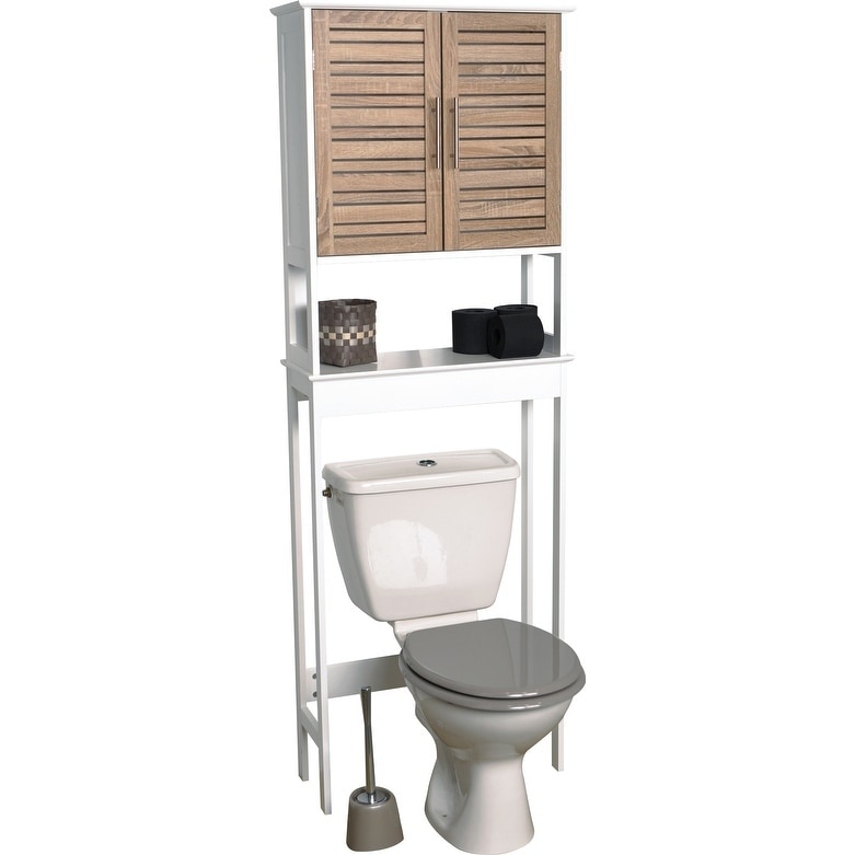 Shop Evideco Over The Toilet Space Saver Cabinet Wood Stockholm