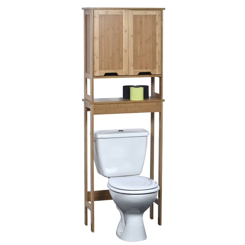 Shop Evideco Over The Toilet Space Saver Cabinet Wood Mahe Oak