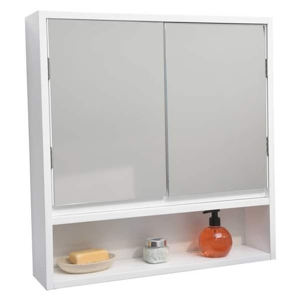 Shop Evideco Wall Mounted Mirrored Medicine Cabinet Montreal