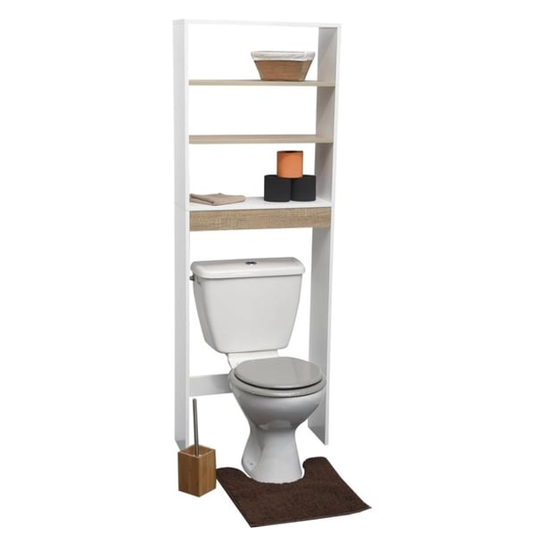 Shop Evideco Over The Toilet Space Saver Cabinet Wood ...