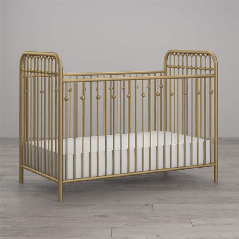 Little Seeds Monarch Hill Ivy Metal Crib - N/A