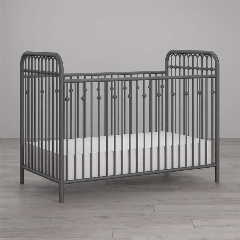 Little Seeds Monarch Hill Ivy Metal Crib - N/A
