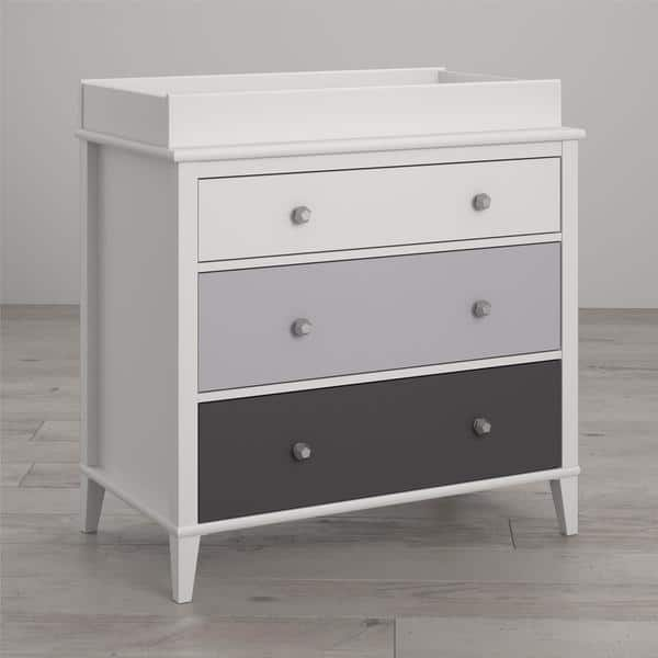 slide 2 of 34, Little Seeds Monarch Hill Poppy 3-Drawer Changing Table - N/A