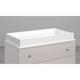 preview thumbnail 8 of 12, Little Seeds Maple Lane Dove White 3-Drawer Changing Table - N/A