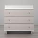 preview thumbnail 2 of 12, Little Seeds Maple Lane Dove White 3-Drawer Changing Table - N/A